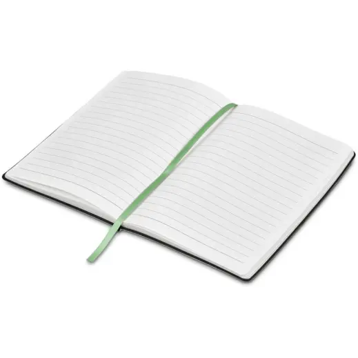 Altitude Vogue Burford A5 Soft Cover Notebook Light Green Open